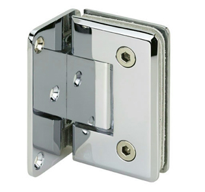 DHW 90 Deg, Glass To Wall Hinges (For 8MM To 10MM Glass)